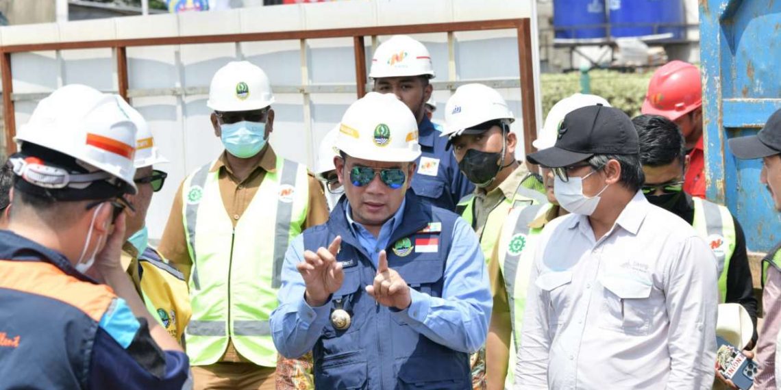 Ridwan Kamil meninjau underpass Jalan Dewi Sartika Depok