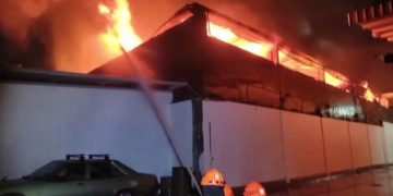 Kebakaran gudang triplek