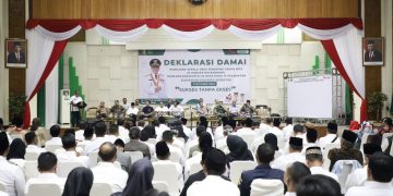 Deklarasi damai Pilkades serentak 2023 Kabupaten Bandung. (bandungkab.go.id)