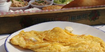 Menu sarapan khas barat omelet