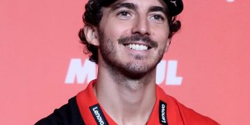 Francesco Bagnaia atau 'Pecco' tampil sebagai juara MotoGP 2023 setelah mampu juara di sikuit Valencia Minggu (26/11/2023).