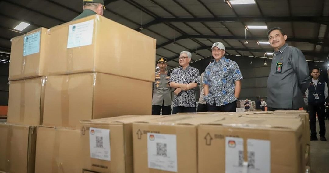 Pj Wali Kota Cimahi tinjau gedung logistik KPU