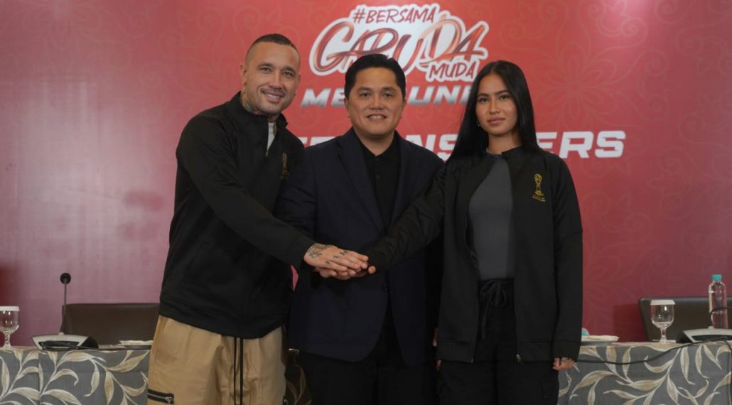 Radja Nainggolan Sabreena Dressler Erick Thohir