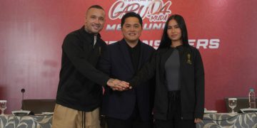 Radja Nainggolan Sabreena Dressler Erick Thohir