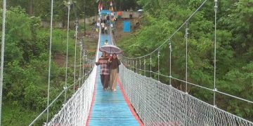 Jembatang gantung di Sumedang