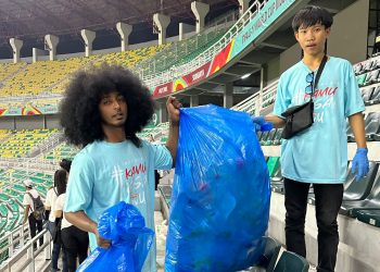 Kampanye bersih di Piala Dunia U-17 (pssi.org)