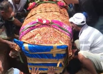 Pemakaman warga Kota Banjar Jabar korban KKB