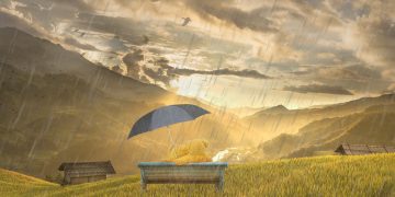 Liburan di musim hujan