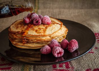 Menu sarapan Minggu mancake eropa