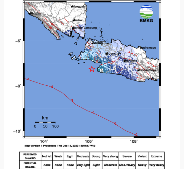 Gempa Bayah Banten
