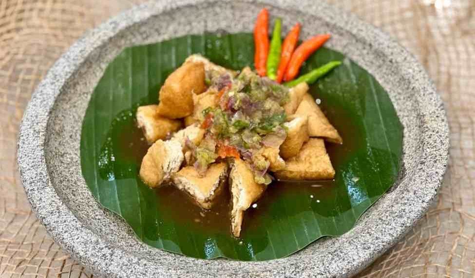 Tahu gejrot sarapan menu cirebon