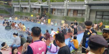 Kawasan wisata air panas Darajat Garut