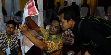 Simulasi pemilu di garut