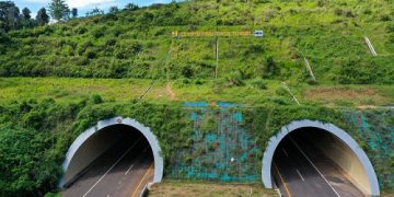 Kondisi terakhir terowongan kembar Cisumdawu