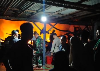 Pabrik keripik di Ciamis terbakar pada Selasa malam (23/1/2024) sekitar pukul 20.00.