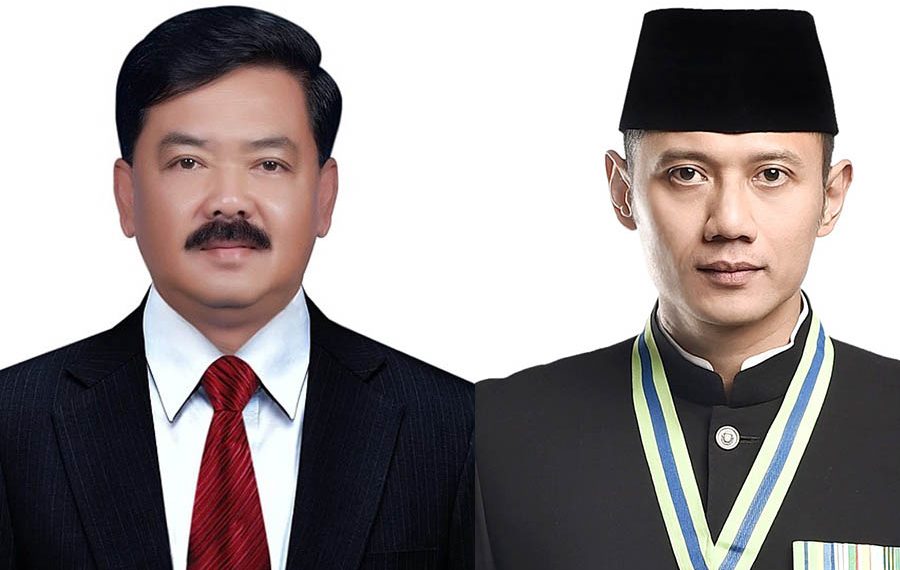 Presiden RI Joko Widodo (Jokowi) melantik dua orang Menteri Kabinet Indonesia Maju sisa masa jabatan periode tahun 2019-2024 di Istana Negara Jakarta, Rabu (21/02/2024). Dua menteri yang dilantik adalah Hadi Tjahjanto sebagai Menteri Koordinator Bidang Politik, Hukum, dan Keamanan (Menko Polhukam) dan Agus Harimurti Yudhoyono atau AHY sebagai Menteri Agraria dan Tata Ruang (ATR)/Kepala Badan Pertanahan Nasional (BPN). Read more: https://setkab.go.id/presiden-jokowi-lantik-hadi-tjahjanto-jadi-menko-polhukam-dan-ahy-jadi-menteri-atr/