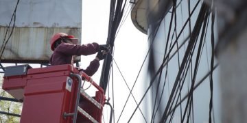 Kabel optik semrawut