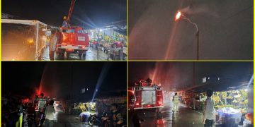 Kapolsek Citamiang AKP Iwan Hendi Sutisna mengatakan lokasi kebakaran lampu PJU tepatnya berada di Jalan Tipas Gade RT 02 RW 04 Kelurahan Tipar Kecamatan Citamiang.