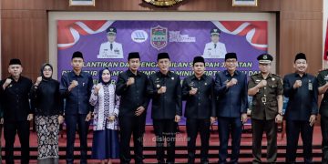 Pelantikan Dirut Perumda Air Minum Tirta Galuh dan Perumda BPR Galuh Ciamis.