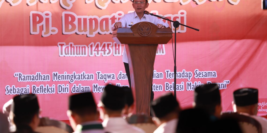 Pesan Ramadan Pj Bupati Bekasi Dani Ramdan yakni agar keimanan serta ketakwaan agar senantiasa meningkat.