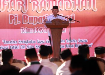 Pesan Ramadan Pj Bupati Bekasi Dani Ramdan yakni agar keimanan serta ketakwaan agar senantiasa meningkat.