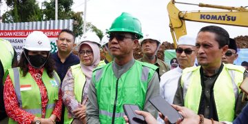 RSUD Bedas Pacira masukin tahap ground breaking yang dicanangkan langsung oleh Bupati Bandung Dadang Supriatna.