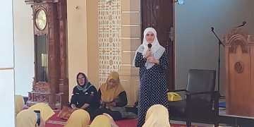 Jajaran forkopimcam Tanjungkerta Kabupaten Sumedang menghadiri safari dakwah keliling Ustadzah Astri Ivo, Selasa (19/3/2024).