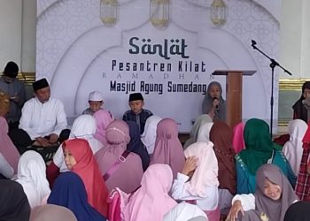 Mengisi Bulan Suci Ramadan 1445 hijriah, Masjid Agung Sumedang menyelenggarakan berbagai kegiatan melalui Gema Ramadan.