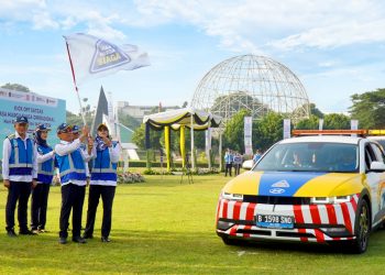 PT Jasa Marga (Persero) Tbk menggelar Kick Off Tim Satuan Tugas (Satgas) Jasa Marga Siaga Hari Raya Idul Fitri 1445H/Tahun 2024 yang diselenggarakan di lapangan Museum Purna Bhakti, Taman Mini Indonesia Indah, Jakarta, pada Kamis (28/03).