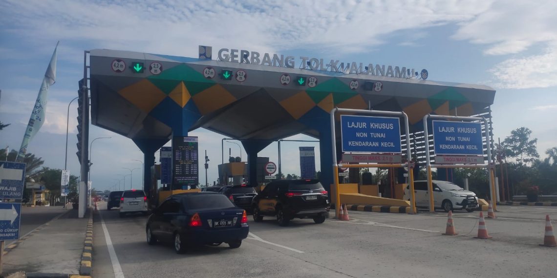 Jasamarga Nusantara Tollroad Regional Division (JNT) mencatat terjadi peningkatan volume lalu lintas di ruas tol wilayah Sumatera Utara.