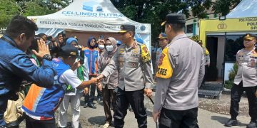 Kapolda Jabar cek Pospam Al Fathu Soreang Rabu (4/4/2024) sekitar pukul 11.00 WIB.
