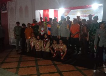 Kapolda Jabar cek pospam Alun-alun Kota Banjar Kamis malam (5/4/2024) pukul 20.30 WIB. Pengecekan dan kunjungan itu dalam rangka membangun kesiapan pengamanan pada Operasi Ketupat Lodaya 2024 di Jawa Barat.