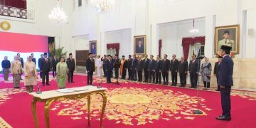 Anggota LPSK 2024-2029 dilantikan Presiden RI Joko Widodo (Jokowi) di Istana Negara, Jakarta, Rabu (15/05/2024) pagi.