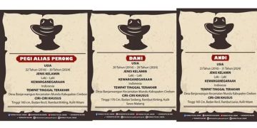 Polda Jabar merilis dan menyebarluaskan tiga orang DPO kasus pembunuhan Vina dan Eky di Cirebon, Agustus 2016.(Foto:Humas Polda Jabar).