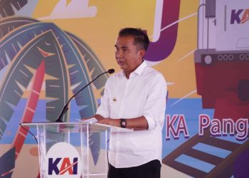 Infrastruktur KA di Jabar akan terus ditingkatkan, kata Pj Gubernur Jabar Bey Machmudin didorong Kamis (16/5/2024).