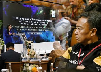 Sekretaris Daerah Provinsi Jabar Herman Suryatman hadir dalam forum internasional 'World Economic Forum G20 Bali Global Blended Finance Alliance Dialog' di United in Diversity Bali Campus, Ahad (19/5/2024).