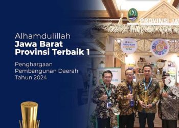 Jawa Barat sabet Penghargaan Pembangunan Daerah (PPD) 2024 sebagai daerah terbaik pertama di Indonesia dalam pembangunan daerah.