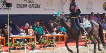 Menteri Pemuda dan Olahraga Republik Indonesia (Menpora RI) Dito Ariotedjo hari Jumat (31/5) pagi membuka kejuaraan olahraga panahan berkuda Indonesia Equestrian Archery Grand Prix Stage 2 di Training Center Indonesia Equestrian Archery (IEA), Kampung Maghfirah, Tangkil, Kecamatan Caringin, Bogor, Jawa Barat.(foto:egan/kemenpora.go.id)