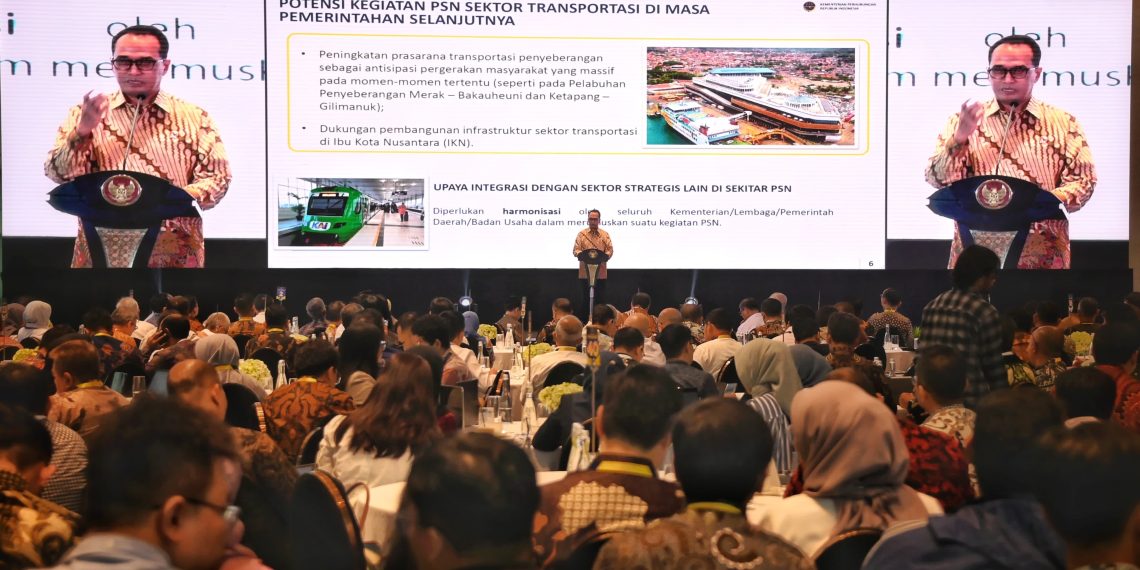 Kemenhub selesaikan 25 PSN sektor transportasi, kata Menteri Perhubungan Budi Karya Sumadi. Menhub sampaikan itu dalam acara Rapat Kerja Nasional: Percepatan Penyelesaian dan Pra-Evaluasi PSN, di Jakarta, Selasa (14/5).