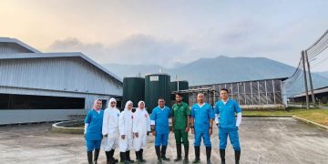 Kunjungan Dinas Peternakan dan Perikanan (Diskannak) Kabupaten Garut ke PT. Raffles Pasific Harvest Rabu (8/5/2024).