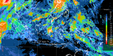 BMKG catat curah hujan tinggi di Jabodetabek Jum’at 24 Mei 2024.
