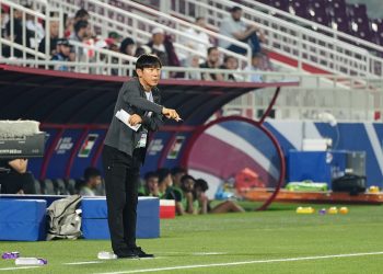 Jelang Indonesia vs Guinea, Shin Tae-yong meminta pasukan Timnas U23 jangan gentar. Seperti diketahui Tim U-23 Indonesia akan melawan Guinea pada play-off Olimpiade Paris 2024, Kamis (9/5) di Clairefontaine, Prancis.