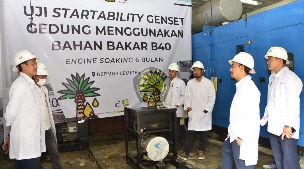 Ujicoba biodiesel B40 di luar otomotif dilakukan Kementerian Energi dan Sumber Daya Mineral (ESDM) melalui Balai Besar Pengujian Minyak dan Gas Bumi (BBPMGB) LEMIGAS pada tahun 2024 ini.