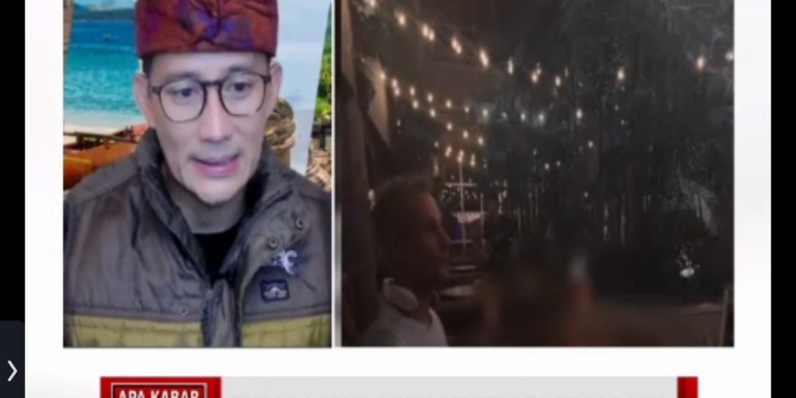 Video WNA diduga melakukan ritual erotis di Bali sedang ditindaklanjuti, kata Menteri Pariwisata dan Ekonomi Kreatif/Kepala Badan Pariwisata dan Ekonomi Kreatif (Menparekraf/Kabaparekraf) Sandiaga Salahuddin Uno.