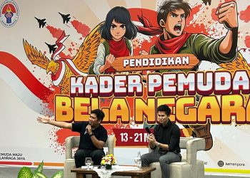 Kementerian Pemuda dan Olahraga Republik Indonesia (Kemenpora RI) berkolaborasi dengan Kementerian Pertahanan Republik Indonesia (Kemenhan RI) untuk membangun kesadaran dan semangat bela negara di kalangan pemuda untuk mewujudkan kelanggengan Negara Kesatuan Republik Indonesia. (foto: dok/deputi1)