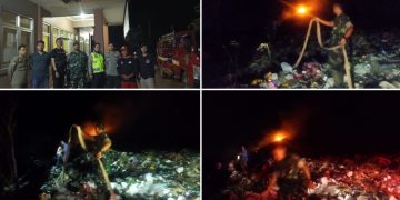 Kebakaran terjadi di TPA Blok Sabtu RT 002/004 Desa Heuleut Kecamatan Kadipaten Kab. Majalengka.