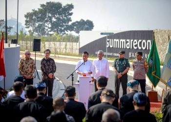 Simpang Gedebage menuju Masjid Al Jabbar diresmikan Kamis 16 Mei 2024.