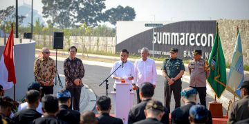 Simpang Gedebage menuju Masjid Al Jabbar diresmikan Kamis 16 Mei 2024.