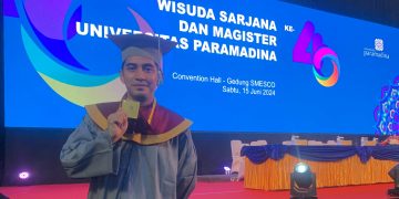 Salah satu anggota Polri menjadi Wisudawan Terbaik pada Program Pascasarjana. Brigadir Imran lulus dengan predikat summa cumlaude dan durasi studi tercepat.