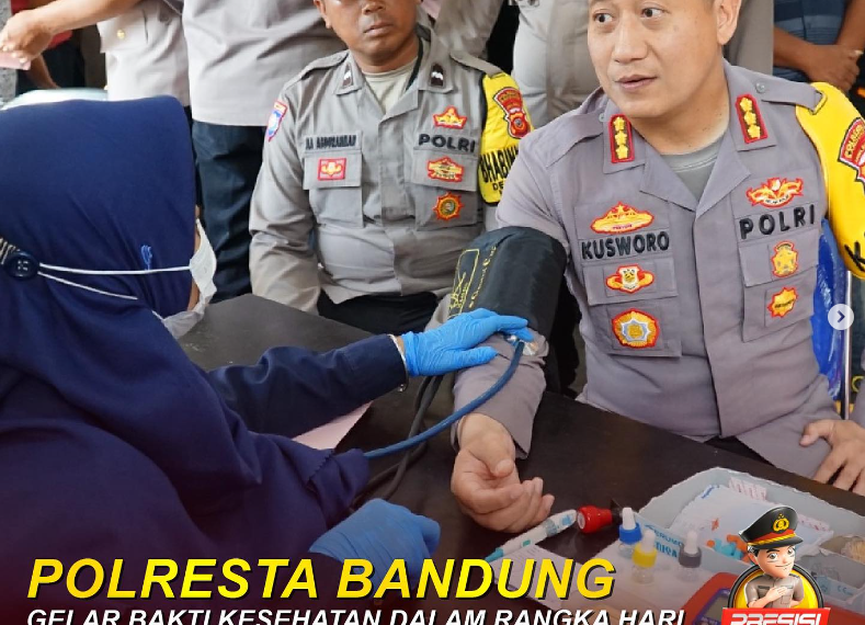 Bakti Kesehatan Polresta Bandung